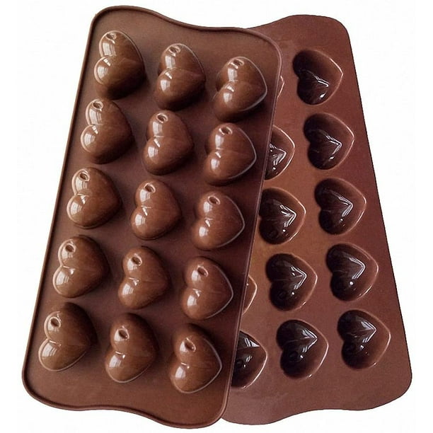 Silicone Love Heart Chocolate Candy Mould Gummy Ice Jelly Mold Tray Decor DIY 